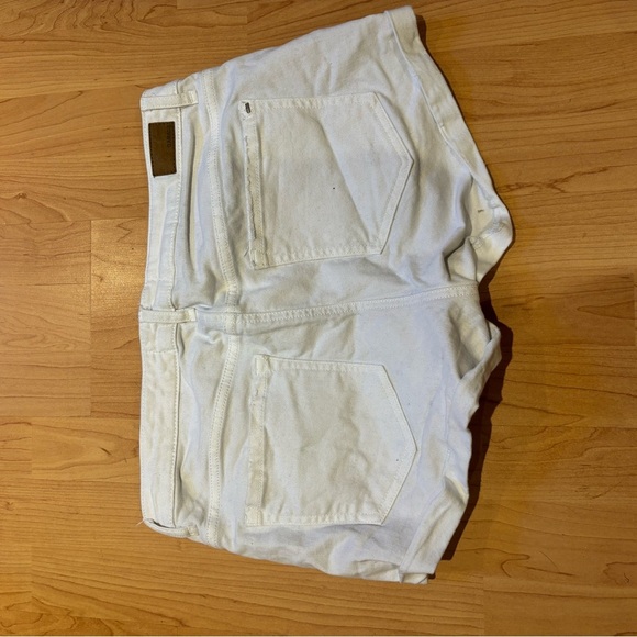 y2k Garage White Women's Denim Shorts - Picture 5 of 5